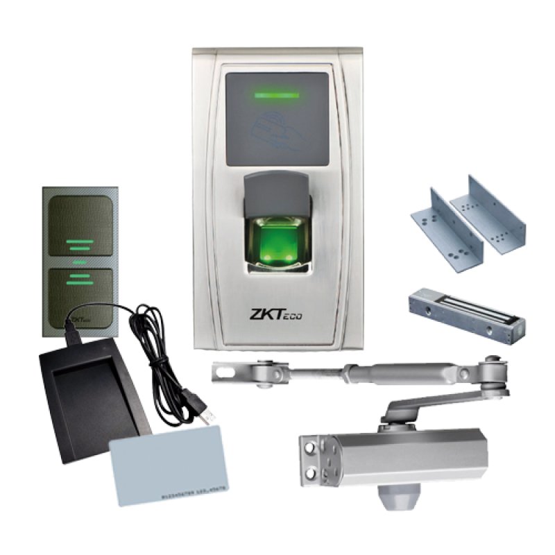 Kit de control de acceso biométrico para puertas en Guatemala por TecniServicios Gusvi